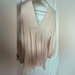 Free People Arzel Dress, blush pink color NWOT